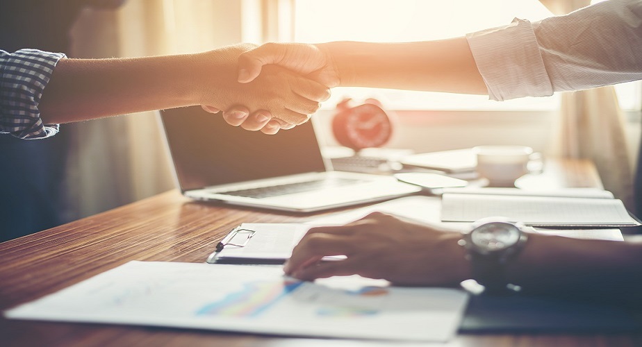 Business People Handshake Greeting Deal at work. Business People Handshake Greeting Deal at work.